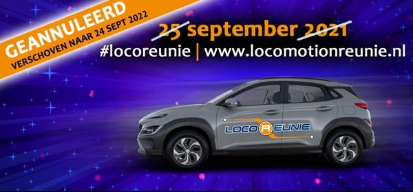 auto met tekst locomotion reunie