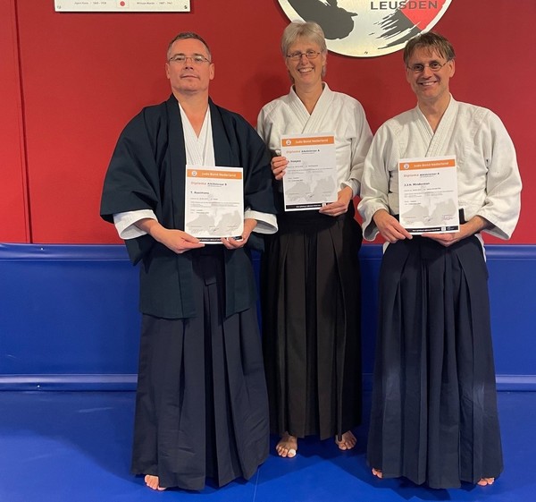 Geslaagd voor Aikido Leraar 2023 Yotosama