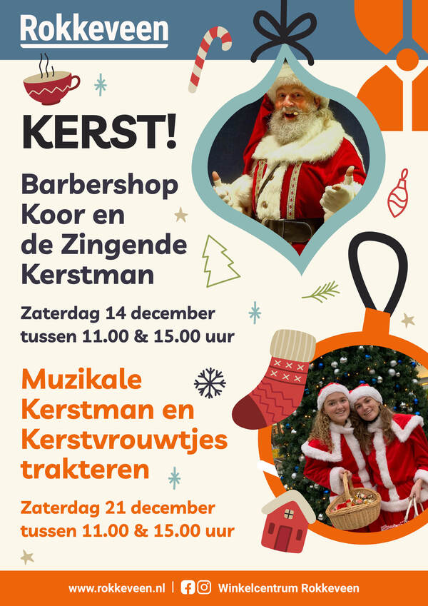 Rokkeveen Kerst poster 2024