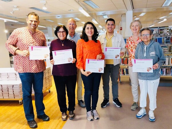 Afsluiting Taalontmoetingen basisschool in Rokkeveen foto Stichting Piëzo