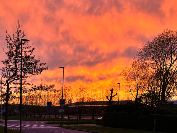 zonsondergang_met_saharazand_bij_Stal_Dijkshoorn-_Bart_Stoll