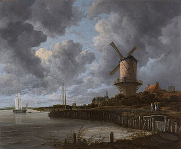 330px The Windmill at Wijk bij Duurstede 1670 Ruisdael