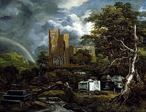 Jacob Isaackszoon van Ruisdael The Jewish Cemetery 1654 or 1655