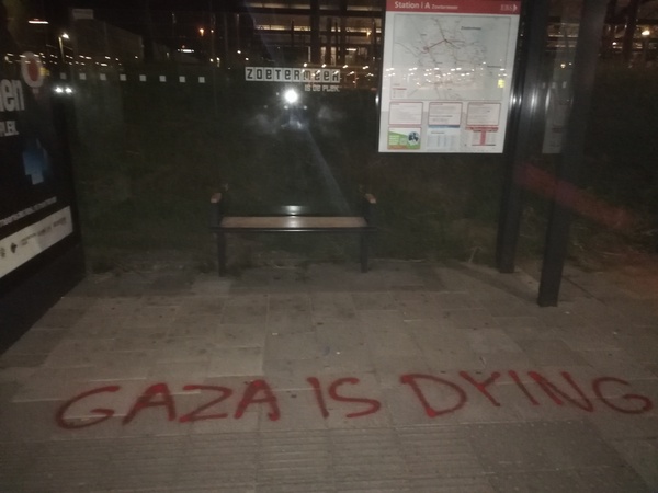 Zoetermeer EBS bushalte Station XR Rebellion