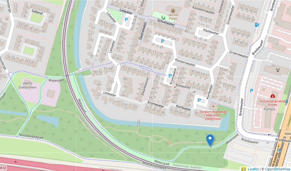 waterpad openStreetMap