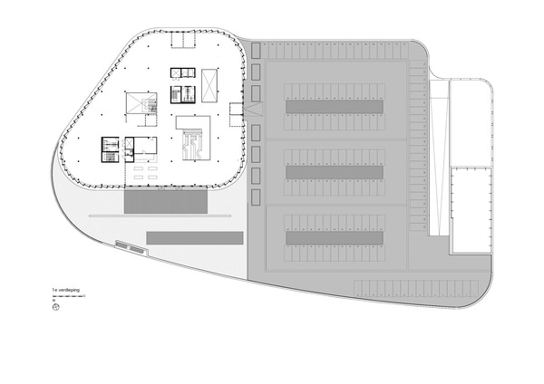 Afb 2 LIAG NBD Biblion Zoetermeer plattegrond 1ev
