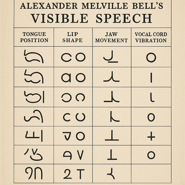 Alexander Bells Visible Speech system