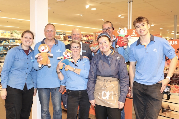 Team Albert Heijn Rokkeveen Zoetermeer. Foto eigen foto Albert Heijn Rokkeveen Zoetermeer