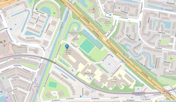 locatie motionpark Palenstein openstreetmap