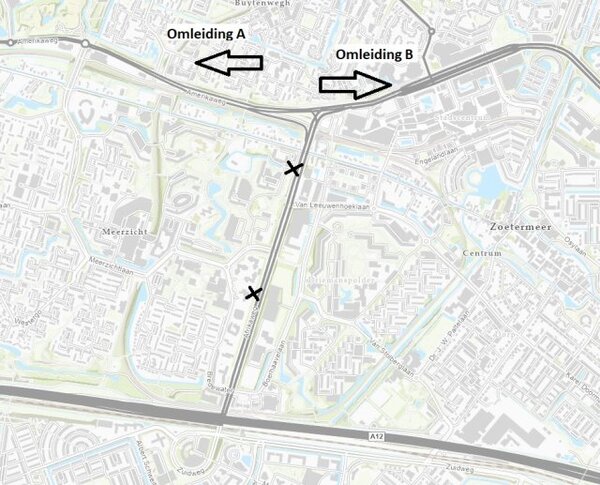 omleiding ivm werkzaamheden gemZM