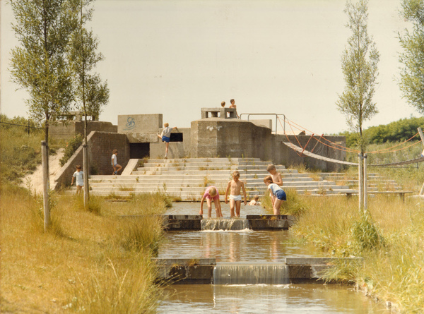 Bunker in Westerpark in de jaren 80/