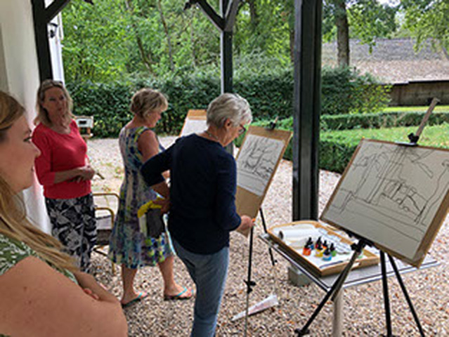 foto 2 tekengroep kolibrie