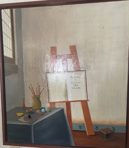 helmut probeert een vermeer copy