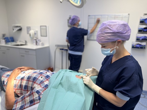 Mohs ingreepbijhuidkankerinHagaZiekenhuisHuidkliniek