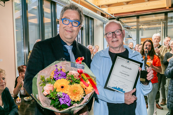Uitreiking Chapeaubeeldje Gerard Zijlstra
