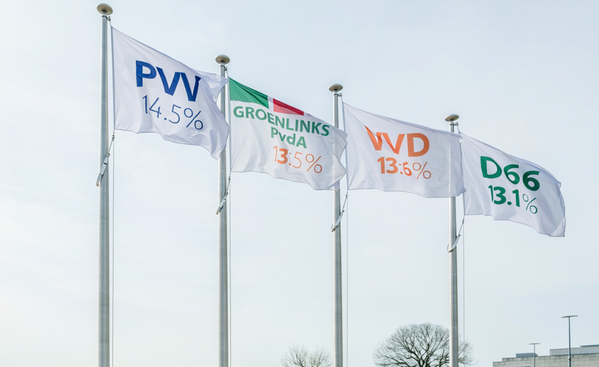 Vlaggen verkiezingen Adobe AI