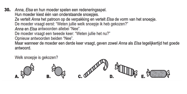 De leukste opgave uit de Kangoeroewedstrijd