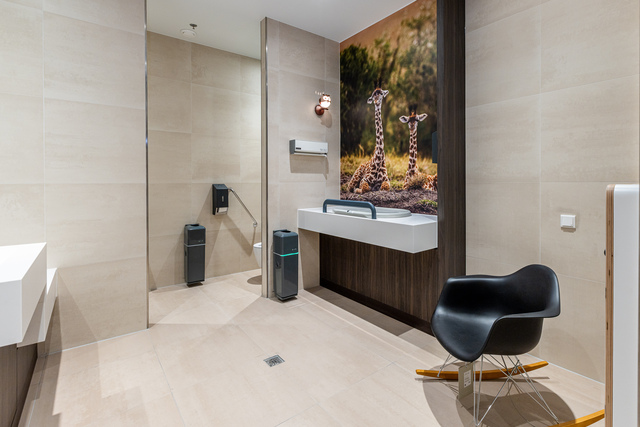 Het nieuwe openbare toilet